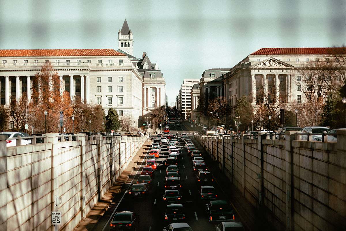 united states cars beside buildings washington